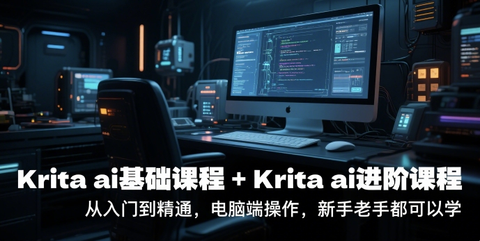 krita ai基础课程+Krita ai进阶课程，从入门到精通，电脑端操作，新手老手都可以学-保成圈-山云人力,分享创业咨询_最新网络项目资源