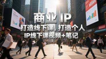 商业IP打造线下课，打造个人 IP线下课视频+笔记-保成圈-山云人力,分享创业咨询_最新网络项目资源