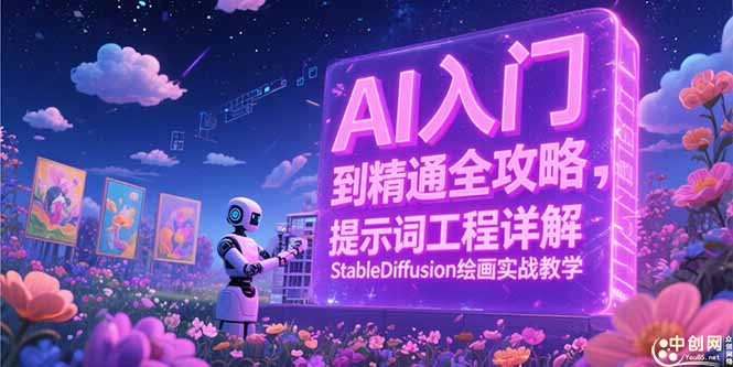 AI入门到精通全攻略，提示词工程详解，StableDiffusion绘画实战教学-保成圈-山云人力,分享创业咨询_最新网络项目资源