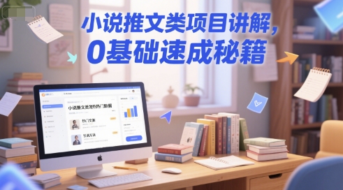 小说推文类项目讲解，0 基础速成秘籍-保成圈-山云人力,分享创业咨询_最新网络项目资源