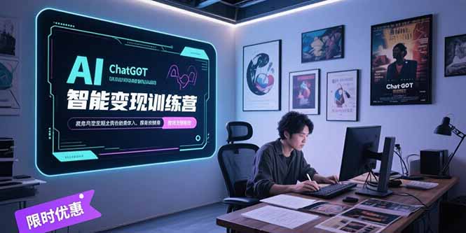 AI智能变现训练营，ChatGPT写作变现，电影解说制作，图文带货方法论-保成圈-山云人力,分享创业咨询_最新网络项目资源