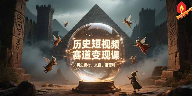 历史短视频赛道变现课，百集素材库应用，文案剪辑技巧，账号运营全案-保成圈-山云人力,分享创业咨询_最新网络项目资源