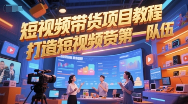 短视频带货项目教程，打造短视频带货第一队伍-保成圈-山云人力,分享创业咨询_最新网络项目资源
