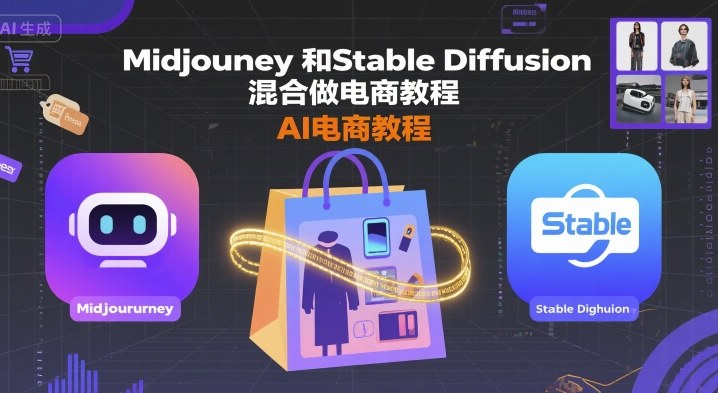Midjourney和Stable Diffusion混合做电商教程-ai电商教程-保成圈-山云人力,分享创业咨询_最新网络项目资源