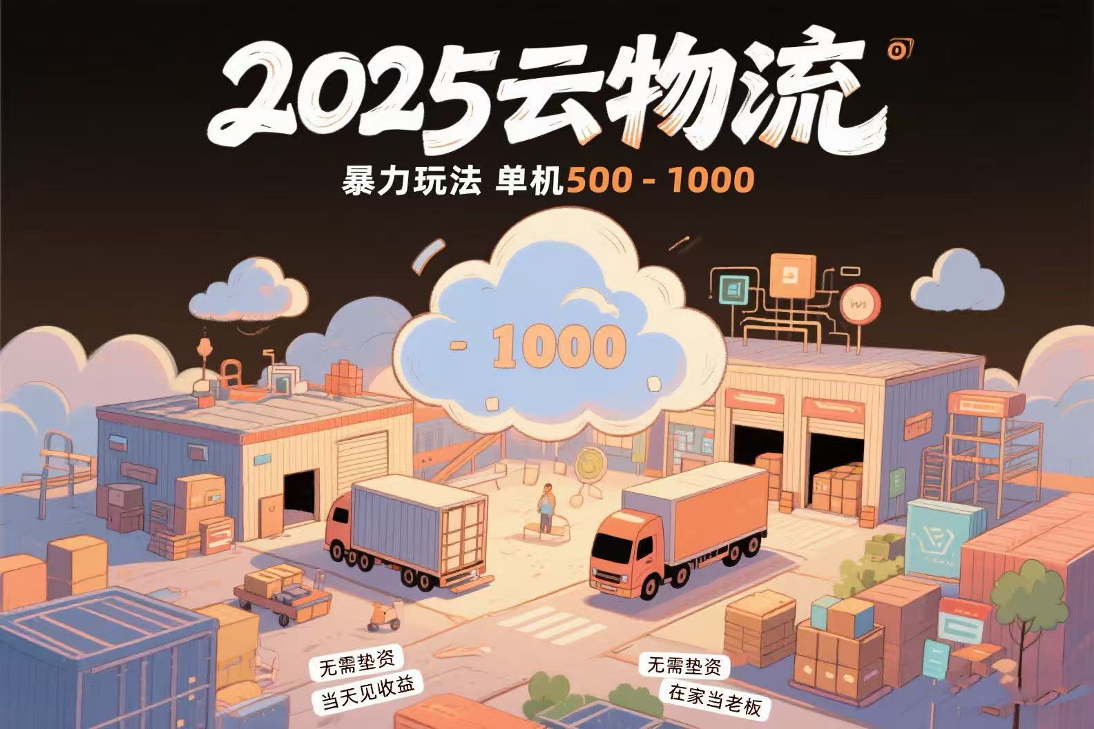 云物流赚差价，项目纯利润500~1000，无需垫资，当天到账。不需要有车，…-保成圈-山云人力,分享创业咨询_最新网络项目资源