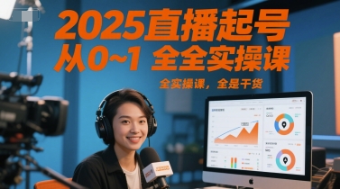 2025直播起号从0~1全实操课，全是干货-保成圈-山云人力,分享创业咨询_最新网络项目资源