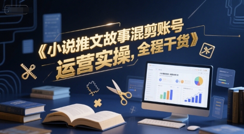 小说推文故事混剪账号运营实操，全程干货-保成圈-山云人力,分享创业咨询_最新网络项目资源