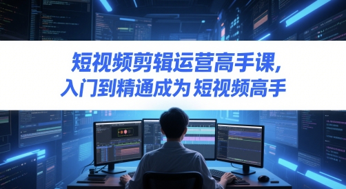 短视频剪辑运营高手课，入门到精通成为短视频高手-保成圈-山云人力,分享创业咨询_最新网络项目资源