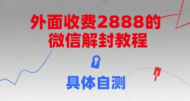 外面收费2888的微信解封教程，具体自测-保成圈-山云人力,分享创业咨询_最新网络项目资源